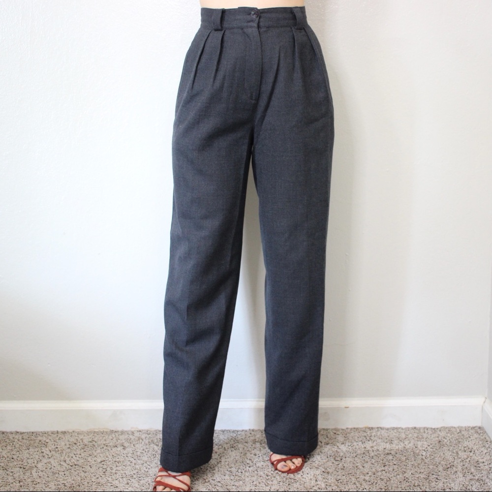 Vintage Timberland Wool Trouser Pants High Waisted